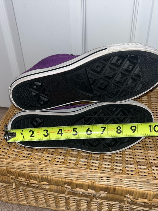 CONVERSE Purple and silver tall sneakers purple and silver main image 9